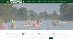 Desktop Screenshot of kayakvert-camargue.fr